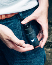 將圖片載入圖庫檢視器 DENIMPACK 腰掛丹寧酒精瓶套(含30ml玻璃酒精瓶)